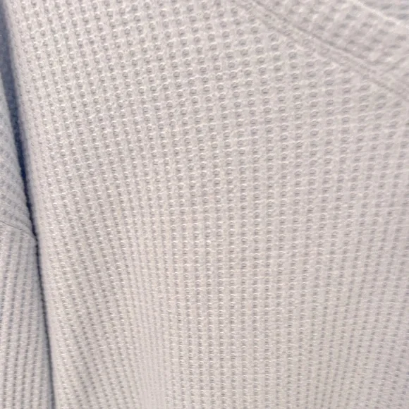 Aeropostale Long Sleeve Wear 2 Ways Cozy Waffle Tee Large Blue - Picture 2 of 9